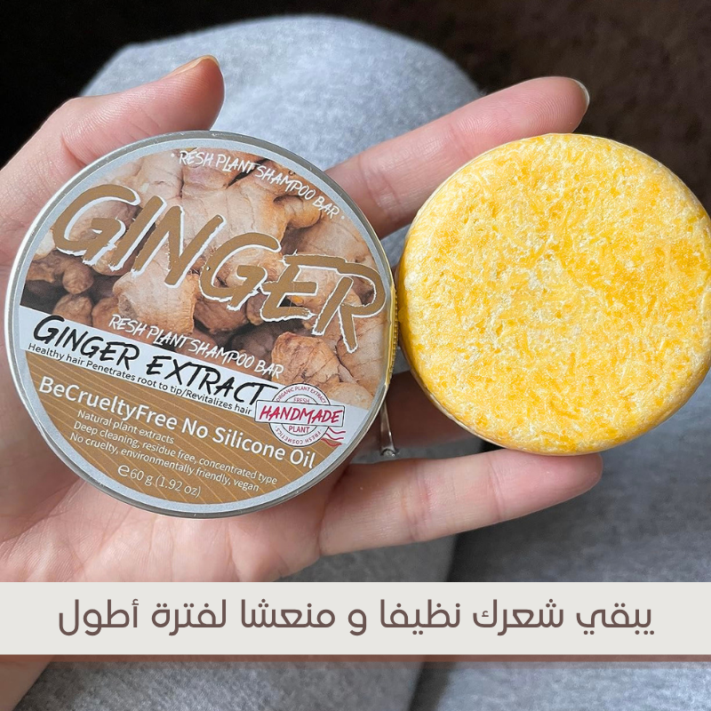 شامبو Ginger لشعر دهني نظيف وجذاب لمدة أطول